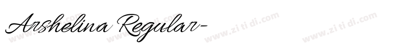Arshelina Regular字体转换 Arshelina Regular字体转换